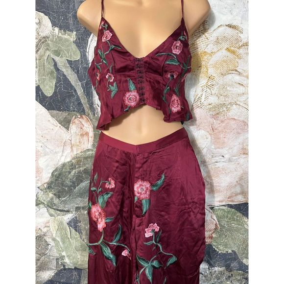 New FP x Anna Sui Poppy Embroidered Set Size 4 - Picture 4 of 5